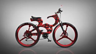 M. Jordano garbei sukurtas dviratis