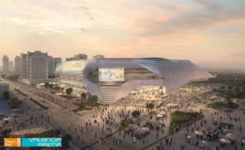 „Valencia“ planuoja statyti itin brangią areną