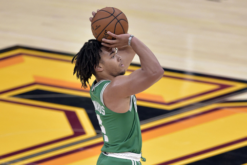 „Celtics“ naujoko šou: per kėlinį - 8 tritaškiai