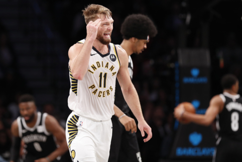 Dominavęs D.Sabonis nulėmė „Pacers“ pergalę