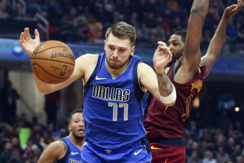 Rekordą pasiekęs L.Dončičius toliau dominuoja NBA arenose