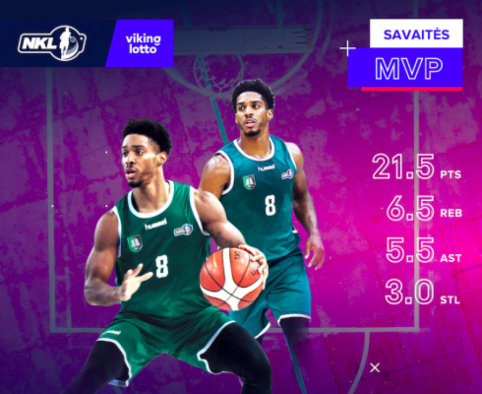 Septintosios NKL savaitės MVP – Byronas Sanfordas