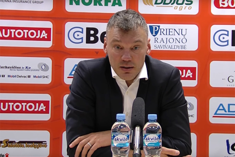 Prienų ekipą sutriuškinęs Š.Jasikevičius: „Šiandien buvo aukščiausio lygio krepšinis“