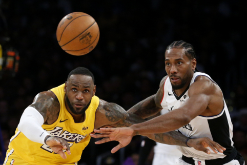 „Lakers“ kėlė baltą vėliavą mače prieš „Clippers“