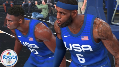 NBA 2K21: Tokijo olimpinių žaidynių amerikiečių mačas prieš kinus