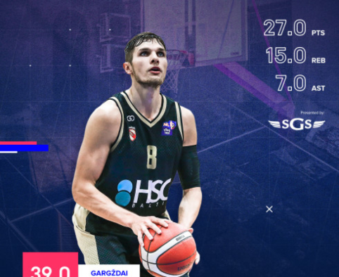 NKL pirmosios savaitės MVP – Modestas Kumpys