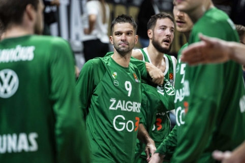 „Žalgiris“ nugalėjo garbingai kovojusias „Pieno žvaigždes“