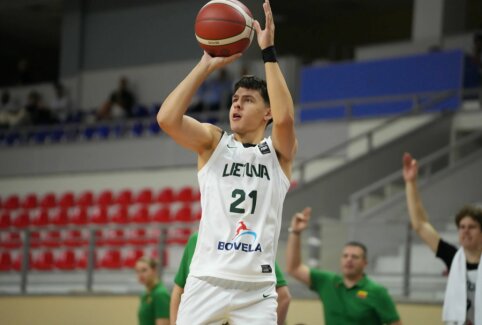 Šveicarus sutriuškinusi U16 Lietuvos rinktinė – Europos čempionato ketvirtfinalyje
