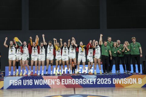 U16 Lietuvos merginų rinktinė triumfavo Europos čempionato B divizione!