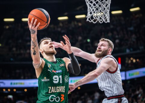 LKL grandų mūšyje „Žalgiris“ įveikė kovingą „Rytą“