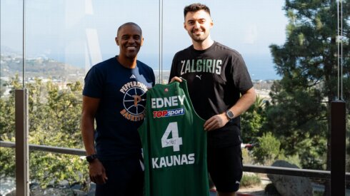 T. Edney džiaugiasi T. Masiulio pergalėmis