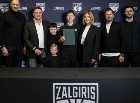 Jasikevičių tradicija tęsiasi: &bdquo;Žalgiris&ldquo; pasira&scaron;ė ilgalaikę sutartį su jaunu talentu