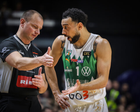 Du kėlinius vargęs &bdquo;Žalgiris&ldquo; tik po pertraukos palaužė &bdquo;&Scaron;iaulius&ldquo;