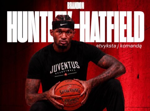 &bdquo;Juventus&ldquo; priekinę liniją sustiprino B. Huntley-Hatfieldas
