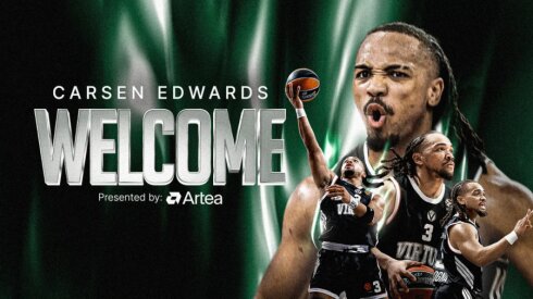 &bdquo;Žalgiris&ldquo; pasira&scaron;ė sutartį su C. Edwardsu