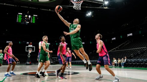 &bdquo;Žalgiris&ldquo; palaužė latvių pasiprie&scaron;inimą
